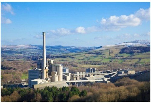 Cement and lime works in the Peak District landscape